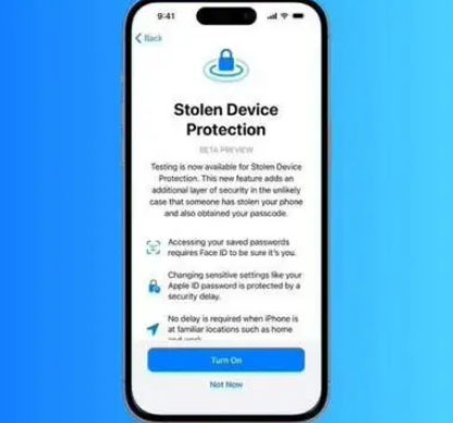 双流苹果授权维修店分享被盗设备保护功能开启方法 