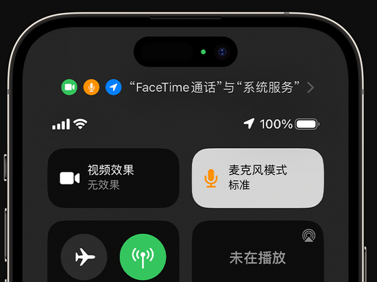 双流苹果授权维修网点分享iPhone在通话时让你的声音更清晰 