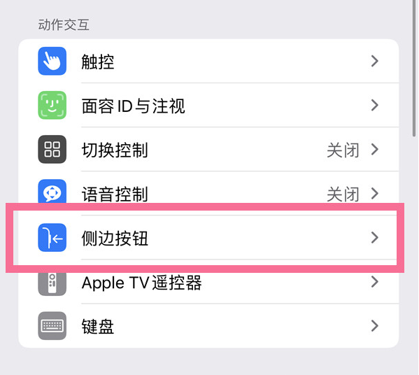 双流苹果14维修店分享iPhone14 Plus侧键双击下载功能关闭方法 